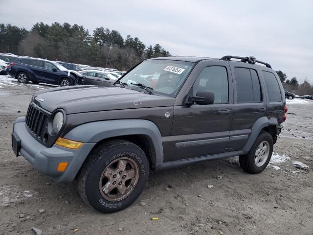 1J4GL48K75W697149 - 2005 JEEP LIBERTY SPORT GRAY photo 1