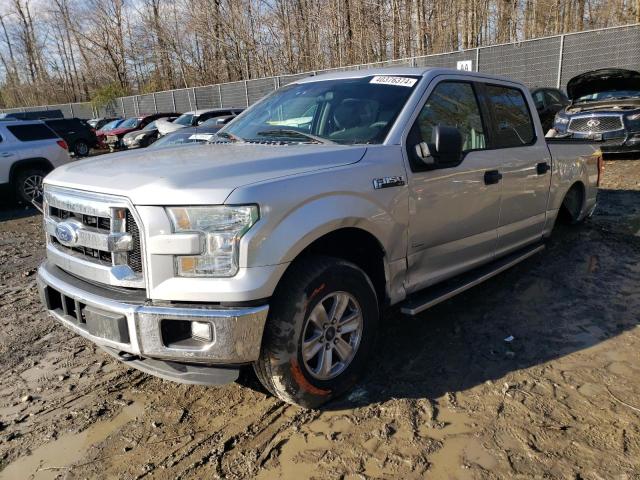 1FTEW1EG2GFA21794 - 2016 FORD F150 SUPERCREW SILVER photo 1