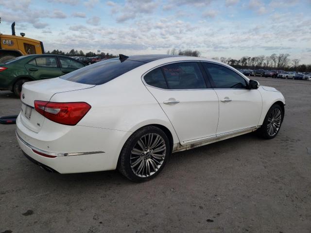 KNALN4D79E5166795 - 2014 KIA CADENZA PREMIUM WHITE photo 3