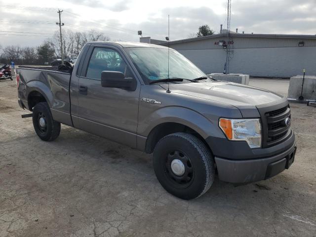 1FTMF1CM8DFD02370 - 2013 FORD F150 GRAY photo 4