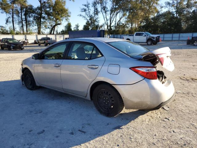 5YFBURHE7GP501954 - 2016 TOYOTA COROLLA L SILVER photo 2