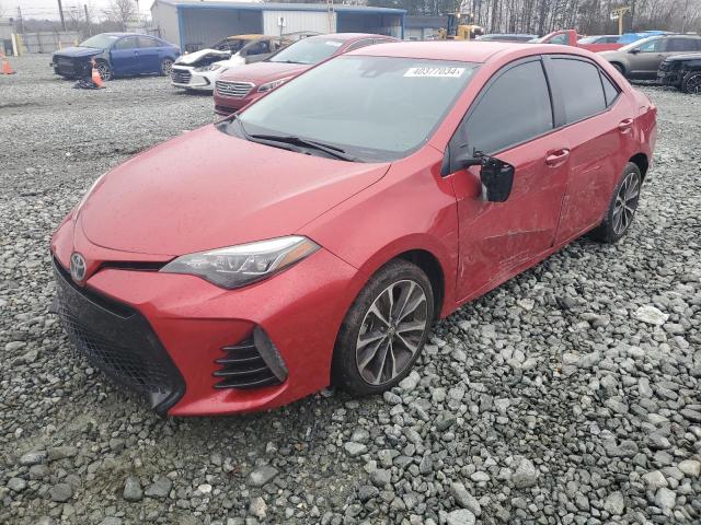 2T1BURHEXHC806429 - 2017 TOYOTA COROLLA L RED photo 1