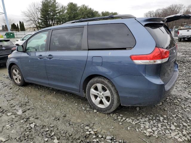 5TDKK3DC2ES451587 - 2014 TOYOTA SIENNA LE BLUE photo 2