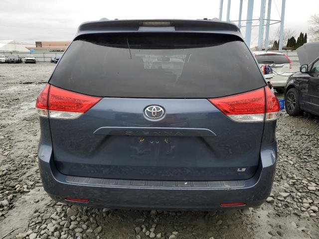 5TDKK3DC2ES451587 - 2014 TOYOTA SIENNA LE BLUE photo 6