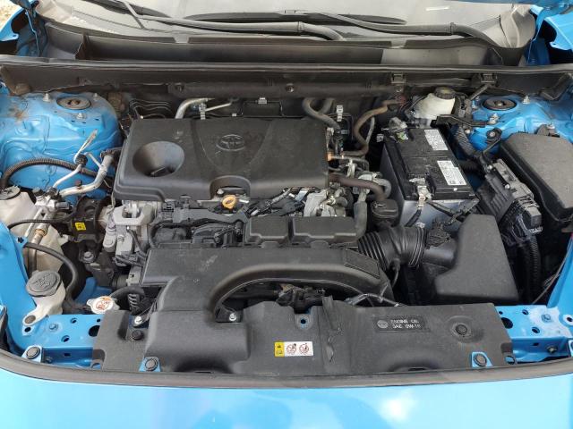 2T3F1RFV7MW179539 - 2021 TOYOTA RAV4 LE BLUE photo 11