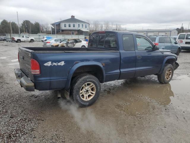 1D7HG12X53S177785 - 2003 DODGE DAKOTA SXT BLUE photo 3