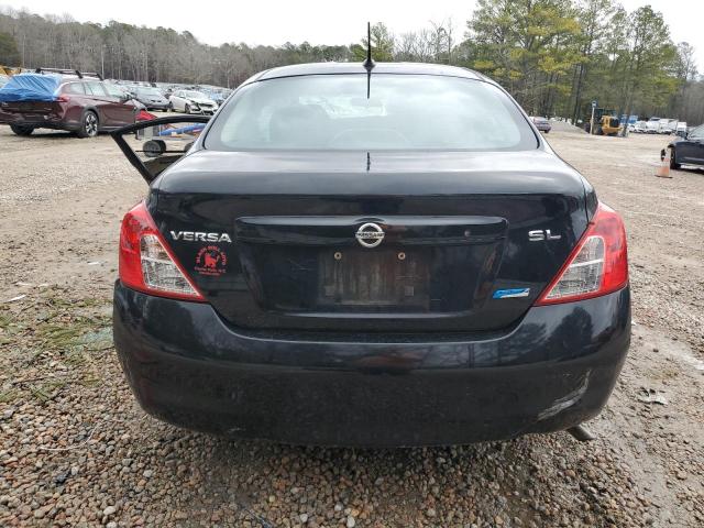 3N1CN7AP2CL942645 - 2012 NISSAN VERSA S BLACK photo 6