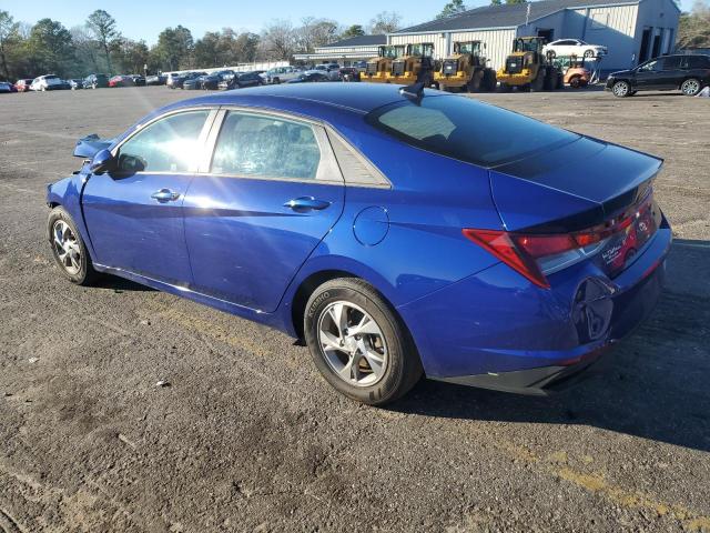 5NPLL4AG5NH061717 - 2022 HYUNDAI ELANTRA SE BLUE photo 2