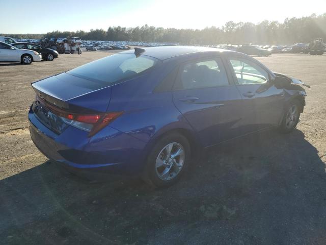 5NPLL4AG5NH061717 - 2022 HYUNDAI ELANTRA SE BLUE photo 3