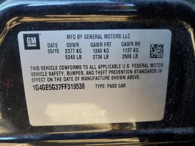 1G4GE5G37FF319538 - 2015 BUICK LACROSSE PREMIUM BLACK photo 13