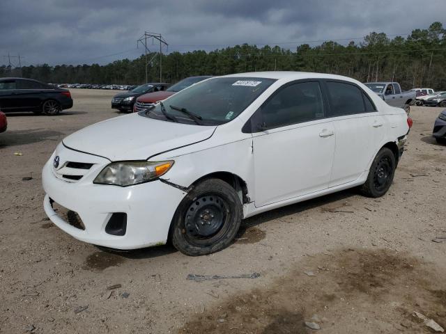 5YFBU4EE5CP021140 - 2012 TOYOTA COROLLA BASE WHITE photo 1