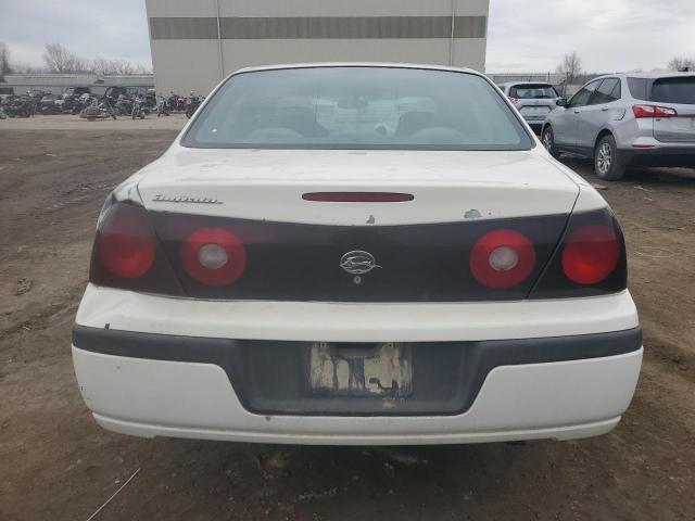 2G1WF52K849354518 - 2004 CHEVROLET IMPALA WHITE photo 6