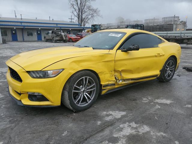 1FA6P8AM6F5318583 - 2015 FORD MUSTANG YELLOW photo 1