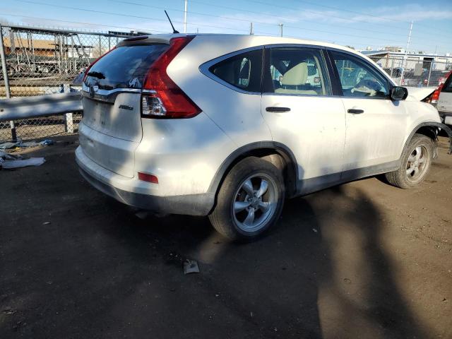 5J6RM4H37GL104120 - 2016 HONDA CR-V LX WHITE photo 3