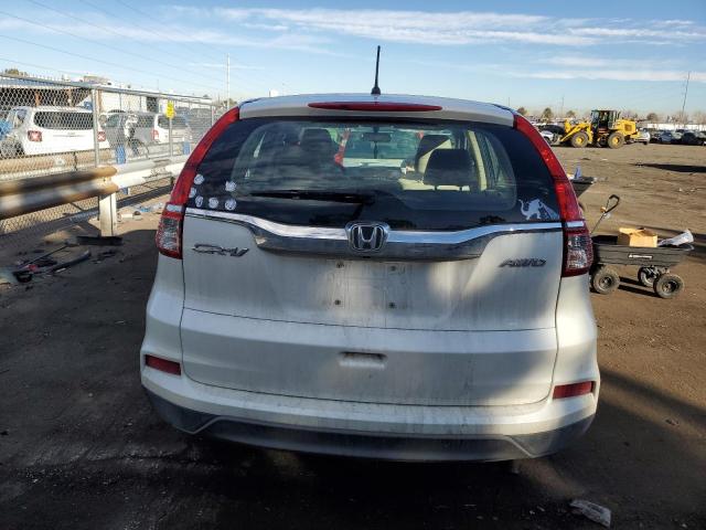 5J6RM4H37GL104120 - 2016 HONDA CR-V LX WHITE photo 6