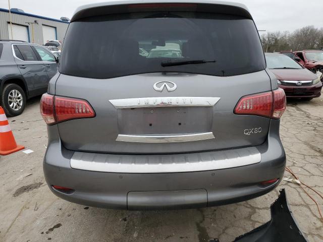 JN8AZ2NF7F9571819 - 2015 INFINITI QX80 CHARCOAL photo 6