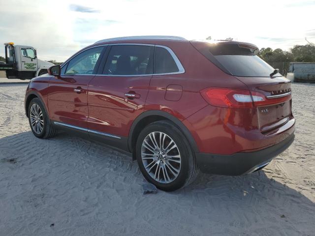 2LMTJ6LR8GBL55210 - 2016 LINCOLN MKX RESERVE RED photo 2