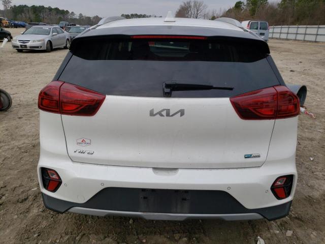 KNDCE3LC2N5520698 - 2022 KIA NIRO EX PREMIUM WHITE photo 6