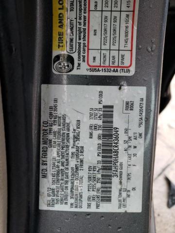 3FAHP0HA8CR436049 - 2012 FORD FUSION SE GRAY photo 12