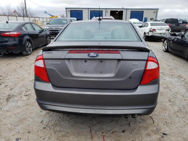 3FAHP0HA8CR436049 - 2012 FORD FUSION SE GRAY photo 6