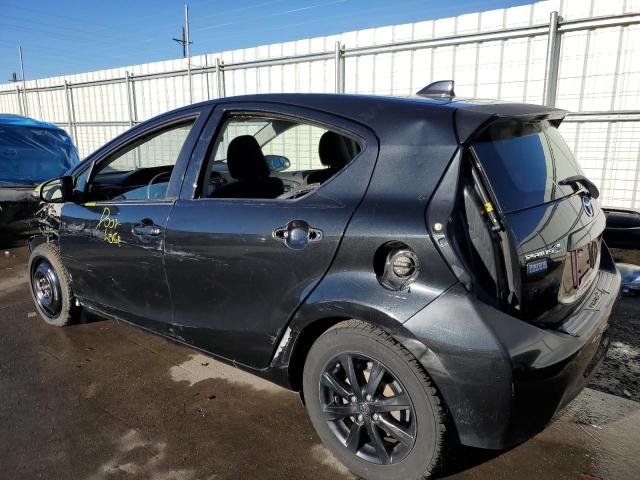 JTDKDTB37G1116838 - 2016 TOYOTA PRIUS C BLACK photo 2