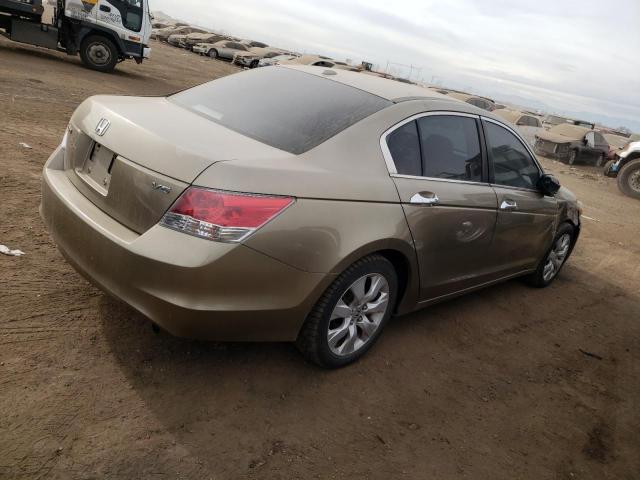 1HGCP36888A035089 - 2008 HONDA ACCORD EXL GOLD photo 3