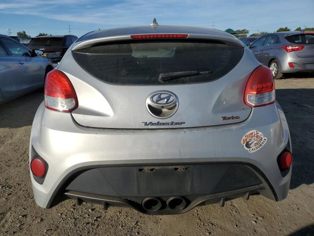 KMHTC6AE6FU249272 - 2015 HYUNDAI VELOSTER TURBO SILVER photo 6