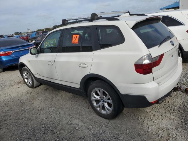 WBXPC9C45AWJ33993 - 2010 BMW X3 XDRIVE30I WHITE photo 2