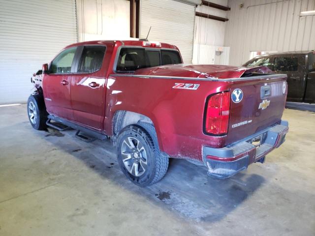 1GCGTDEN5K1227604 - 2019 CHEVROLET COLORADO Z71 MAROON photo 2