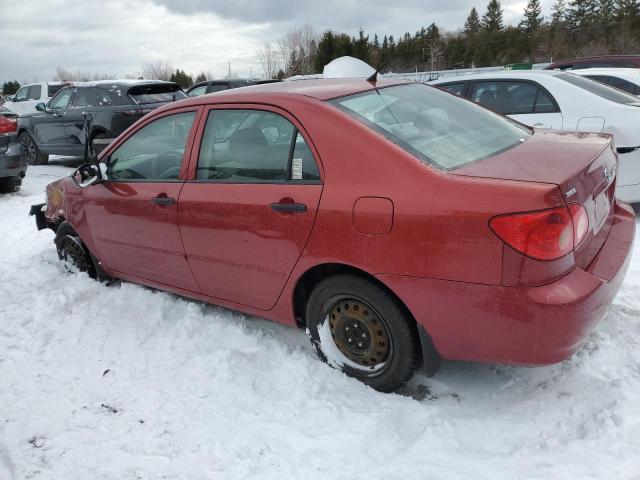 2T1BR32E06C642256 - 2006 TOYOTA COROLLA CE RED photo 2