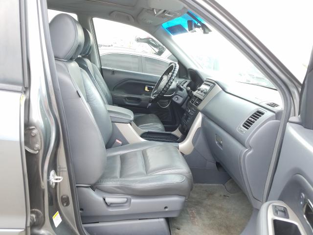 5FNYF28518B024737 - 2008 HONDA PILOT EXL GRAY photo 5