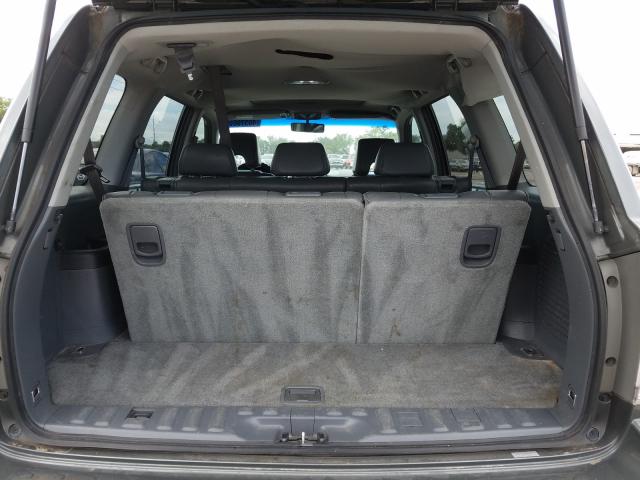 5FNYF28518B024737 - 2008 HONDA PILOT EXL GRAY photo 9