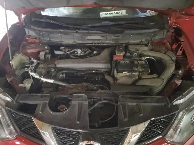 5N1AT2MV6GC758538 - 2016 NISSAN ROGUE S RED photo 12