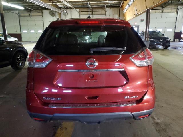 5N1AT2MV6GC758538 - 2016 NISSAN ROGUE S RED photo 6