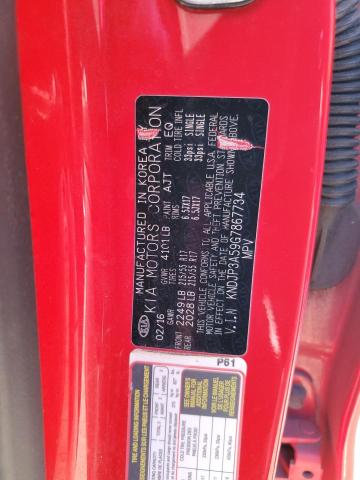 KNDJP3A59G7867734 - 2016 KIA SOUL + RED photo 12