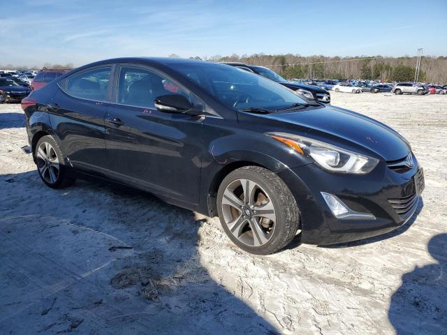 KMHDH4AH1FU381652 - 2015 HYUNDAI ELANTRA SE BLACK photo 4