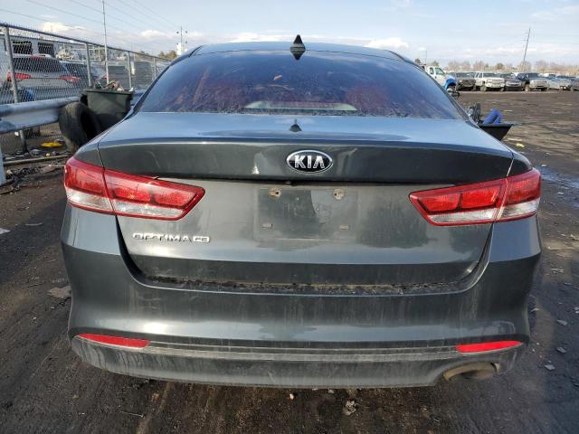 KNAGT4L31G5078090 - 2016 KIA OPTIMA LX GRAY photo 6