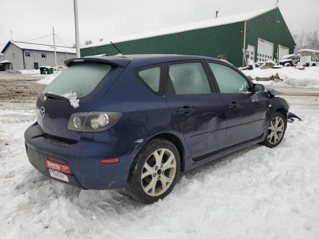 JM1BK343481136162 - 2008 MAZDA 3 HATCHBACK BLUE photo 3