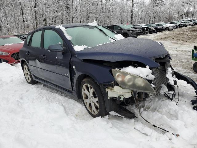 JM1BK343481136162 - 2008 MAZDA 3 HATCHBACK BLUE photo 4