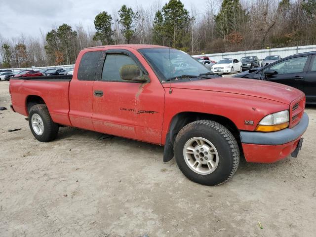 1B7GL22N4YS533463 - 2000 DODGE DAKOTA RED photo 4