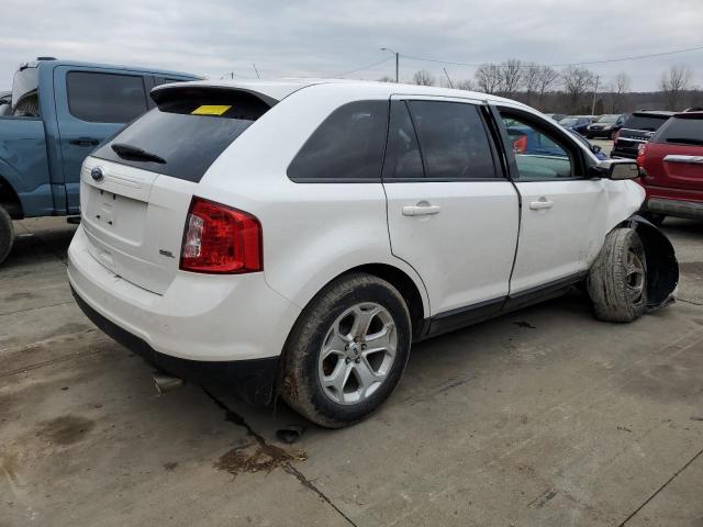 2FMDK3JC3DBC45087 - 2013 FORD EDGE SEL WHITE photo 3