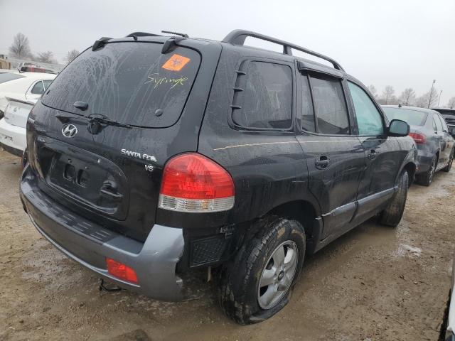 KM8SC13DX6U041348 - 2006 HYUNDAI SANTA FE GLS BLACK photo 3