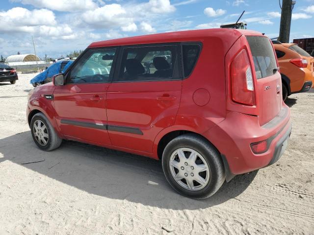 KNDJT2A50D7572264 - 2013 KIA SOUL RED photo 2