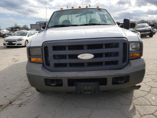 1FDSF34575EC82125 - 2005 FORD F350 SRW SUPER DUTY WHITE photo 5