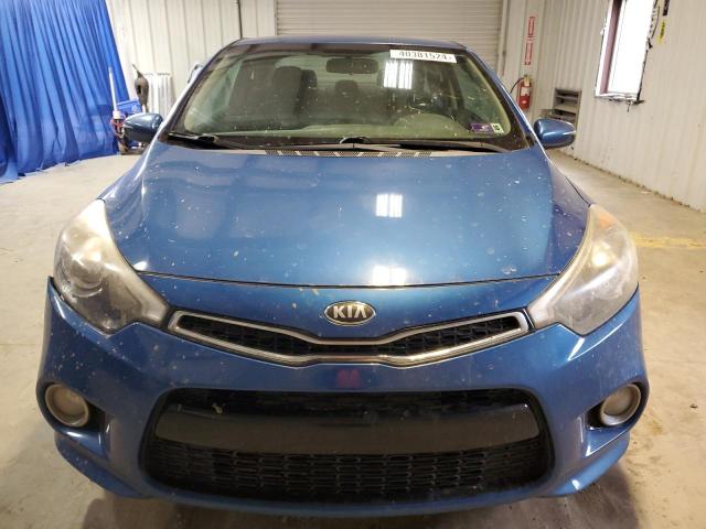 KNAFX6A8XE5195576 - 2014 KIA FORTE EX BLUE photo 5