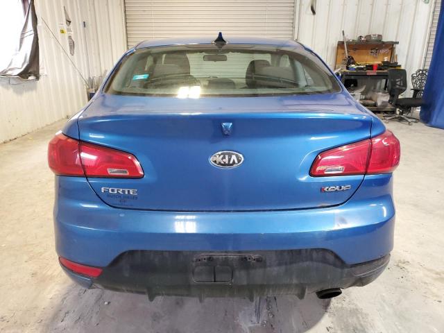 KNAFX6A8XE5195576 - 2014 KIA FORTE EX BLUE photo 6