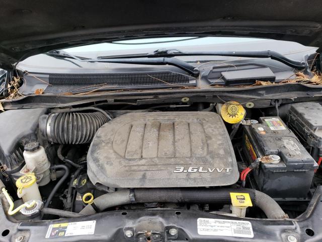 2C4RC1BG9GR260265 - 2016 CHRYSLER TOWN & COU TOURING შავი ფოტო 12