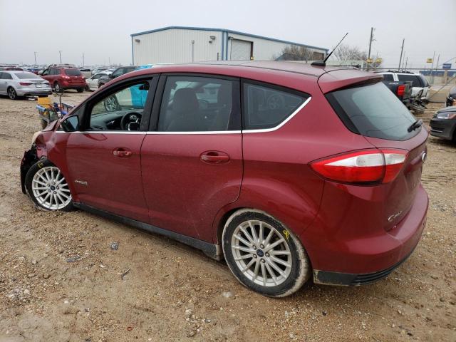 1FADP5BU5EL512181 - 2014 FORD C-MAX SEL RED photo 2