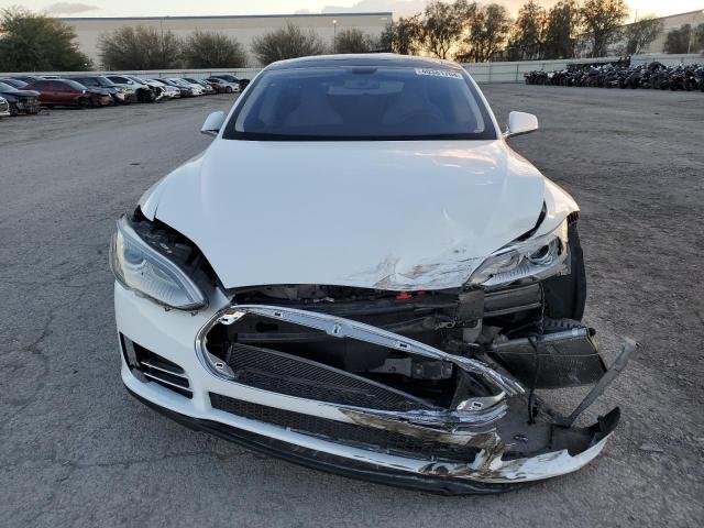 5YJSA1DP2DFP04579 - 2013 TESLA MODEL S WHITE photo 5