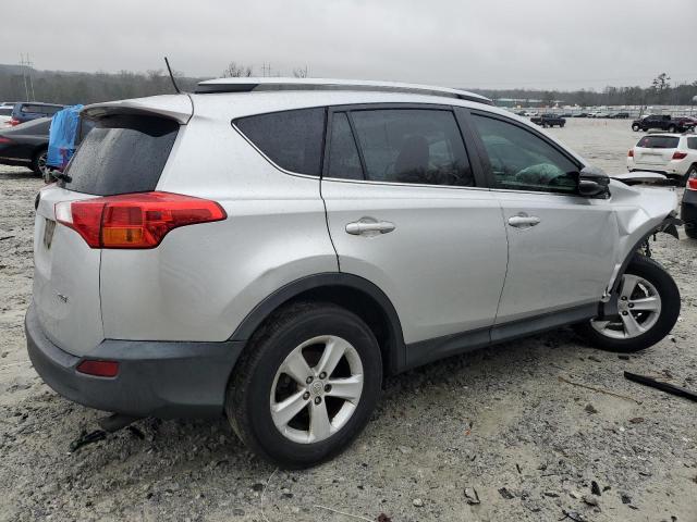 2T3WFREV4EW111140 - 2014 TOYOTA RAV4 XLE SILVER photo 3